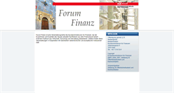 Desktop Screenshot of forumfinanz.bmf.gv.at