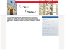 Tablet Screenshot of forumfinanz.bmf.gv.at